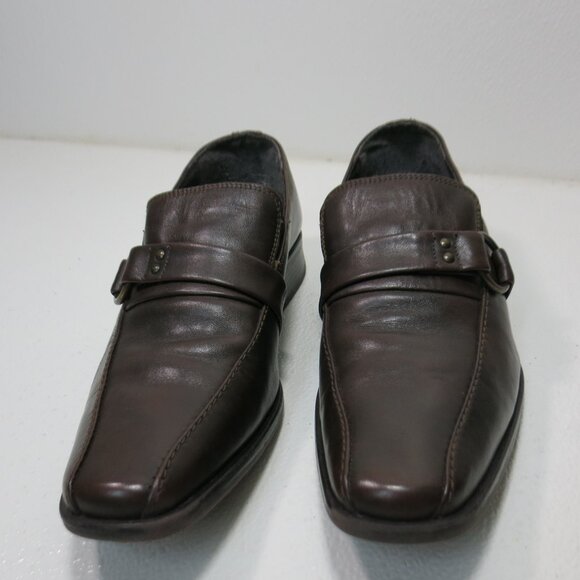 Alfani Strap Leather Dress Square Toe Fashion Oxfords Footwear Men's Shoes 7 M - Picture 5 of 7